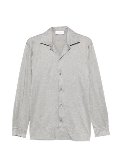 buttoned long-sleeve shirt