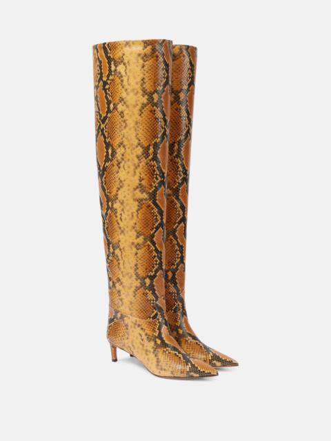 Carolina 55 leather over-the-knee boots