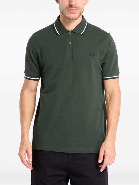 twin-tipped-collar polo shirt