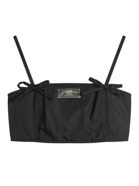 Ganni Duchesse Nylon Strap Top