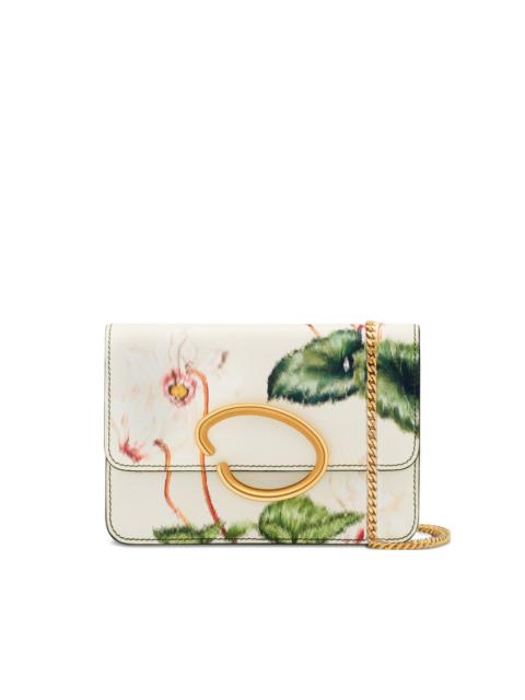 mini floral-print clutch bag