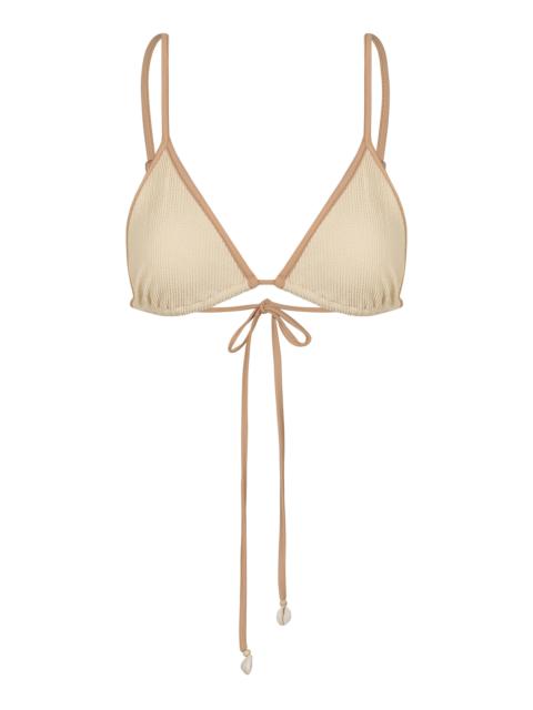 Playa Del Río String Bikini Top ivory