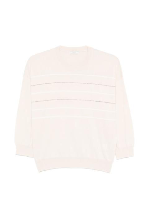 striped crew-neck T-shirt