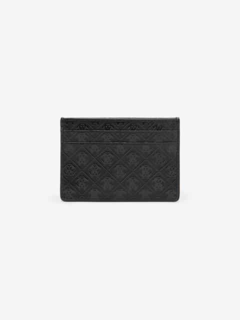 Card Holder With All-Over Mirror Snake Monogram