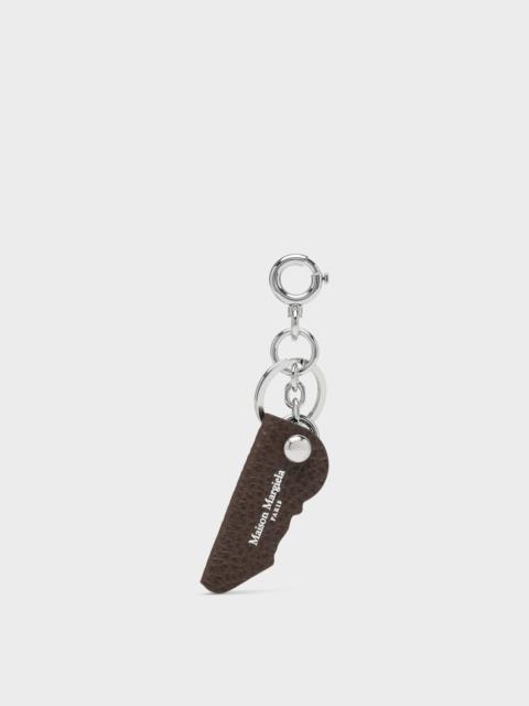 Logo leather keyring
