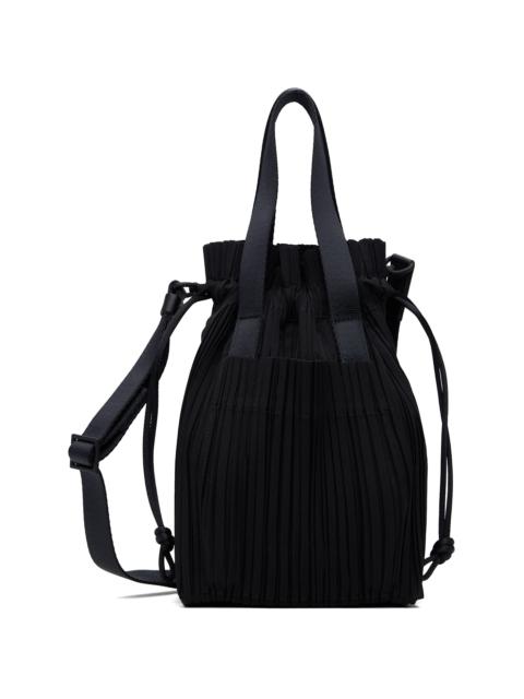 Black Pleats Tote