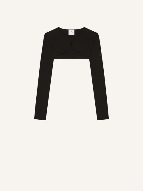 KNIT CROPPED CARDIGAN