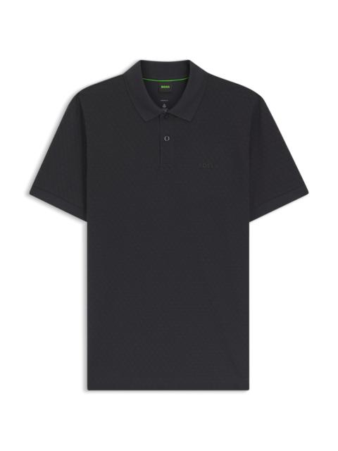 PRINTED POLO SHIRT IN COTTON PIQUÉ
