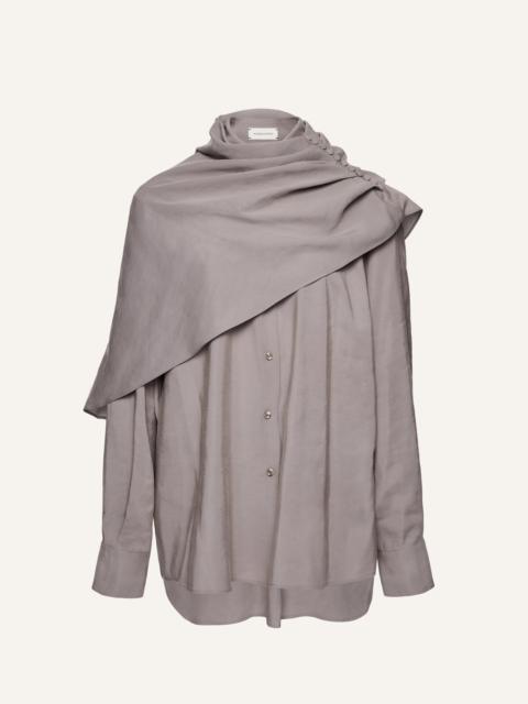 Classic oversized shirt in grey