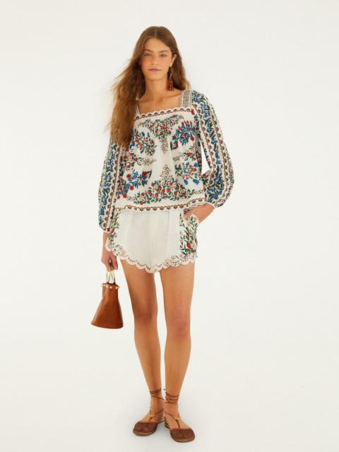 Off-White Fruit Beauty Euroflax Premium Linen Richelieu Running Shorts