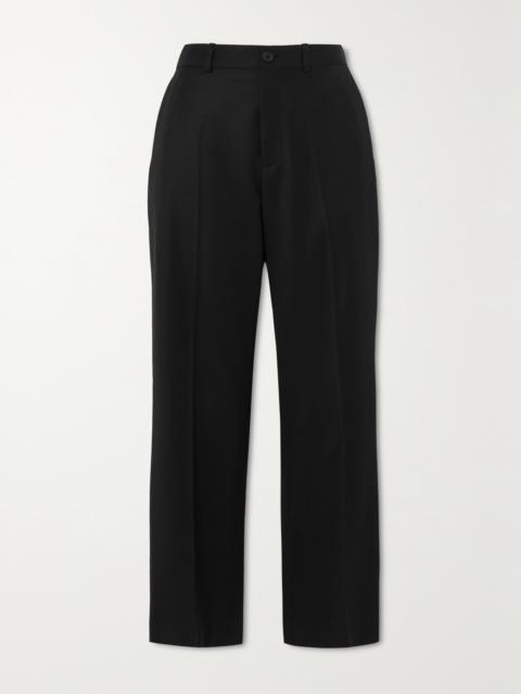 Wool Straight-leg Pants