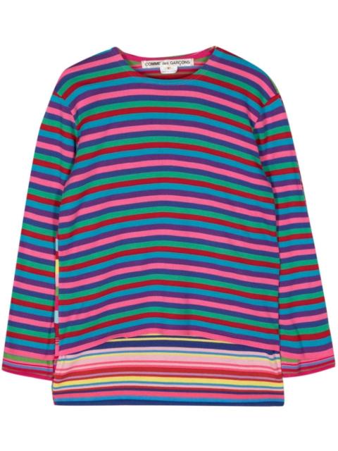 striped layered jumper
