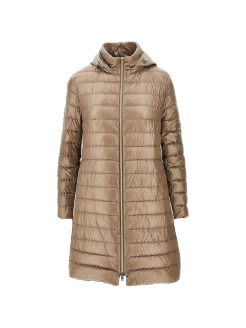 hooded padded coat