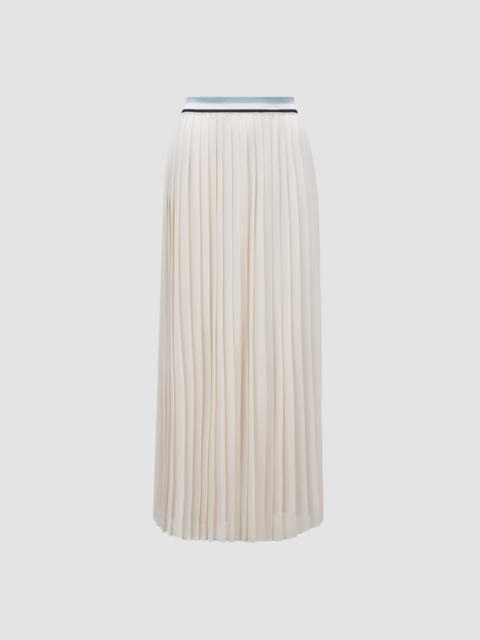 Pleated Maxi Skirt
