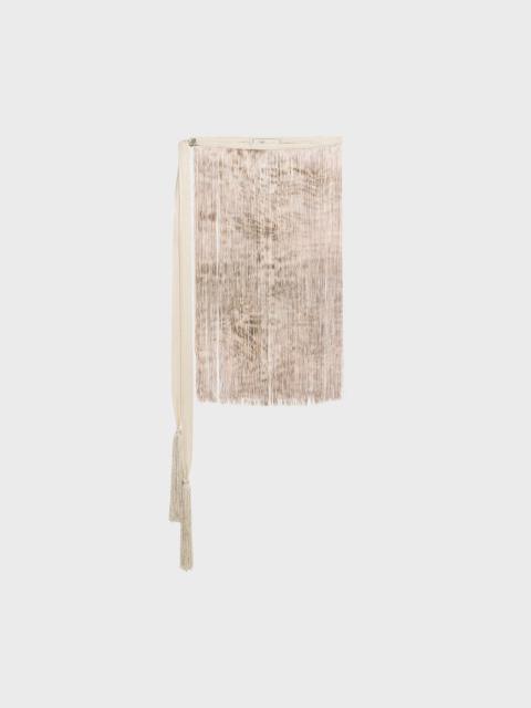 PAREO-STYLE SKIRT IN PRINTED VISCOSE