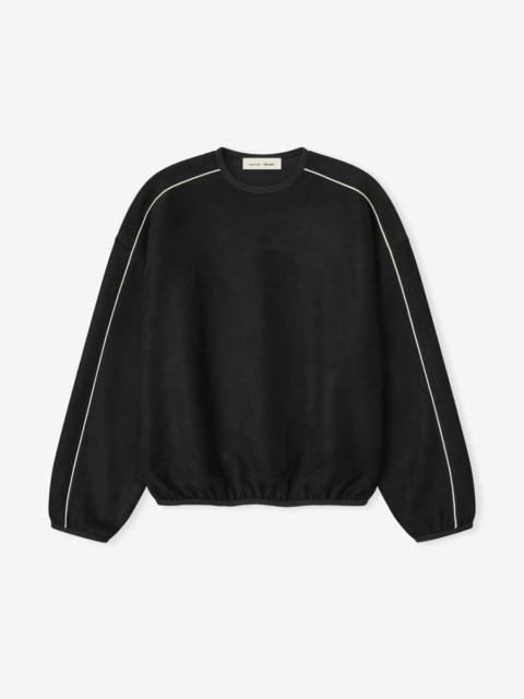 Suede Fleece Signature Modern Crewneck Sweatshirt