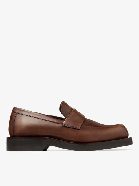 Buff Loafer
Mocha Burnished Leather Loafers