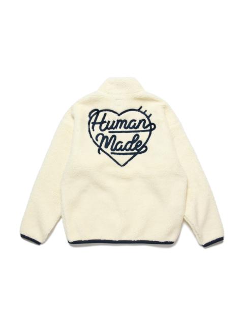 Human Made Boa Fleece Pullover White