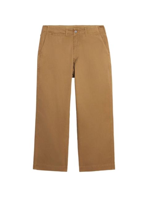 Trucking wide-leg trousers