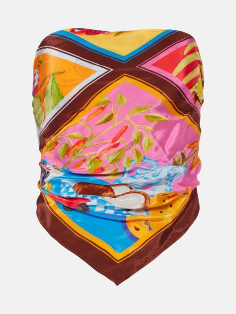 Summer Picnic printed top