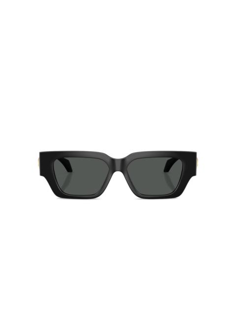medusa-head square-frame sunglasses