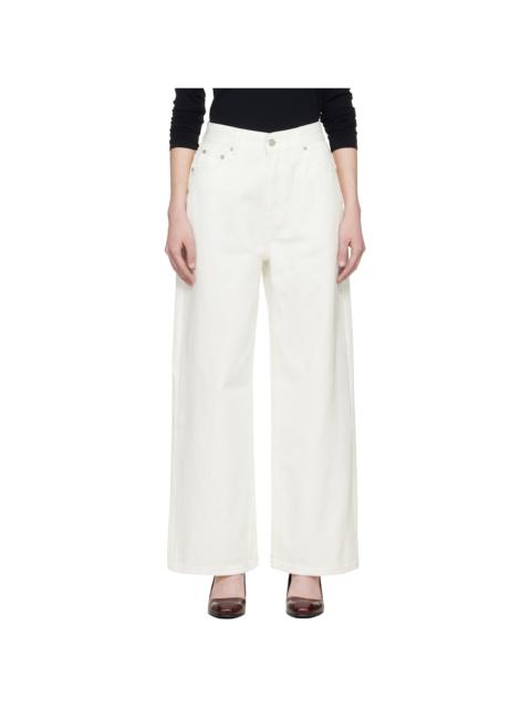 Off-White Wide-Leg Baggy Denim Jeans