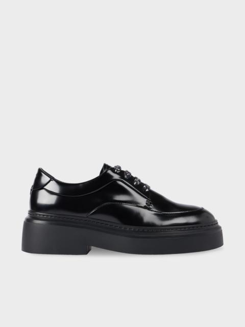 Women's Black 'Tunis' Leather Shoes