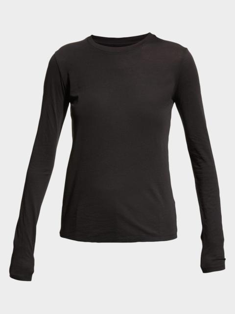 Essential Long-Sleeve Crewneck Tee