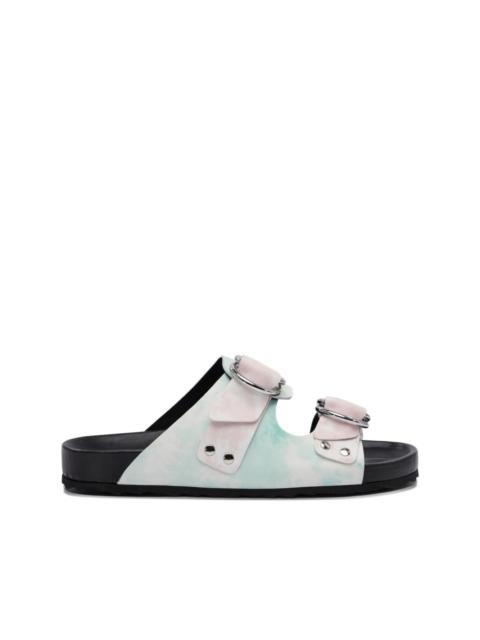 Beach Ridider tie-dye sandals