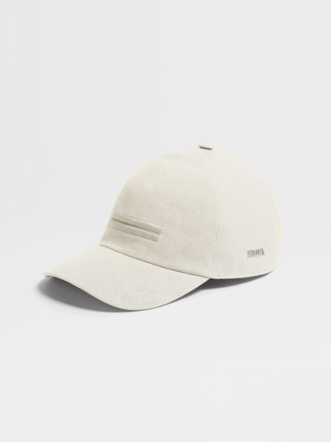 WHITE OASI LINO BASEBALL CAP