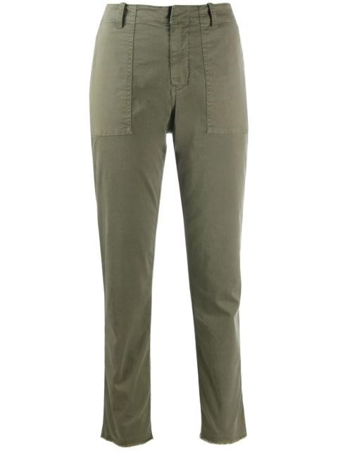 Jenna twill slim-fit trousers