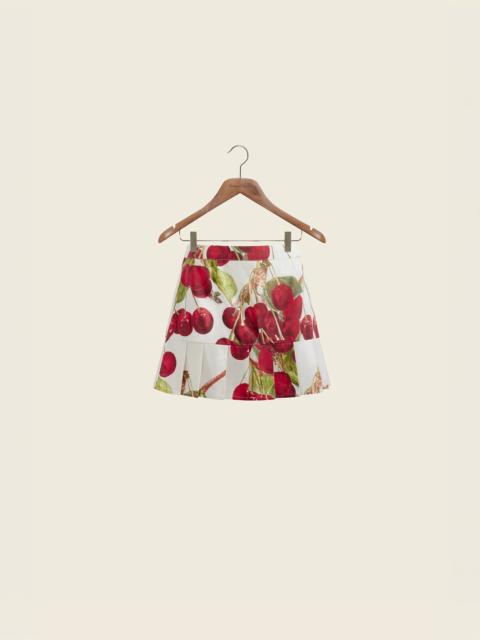 THE CHERRY PLEAT SKIRT