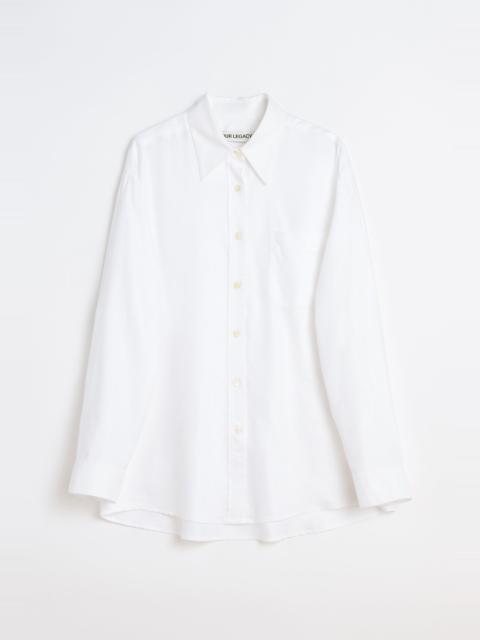 Precious Shirt Static White Liquid Oxford