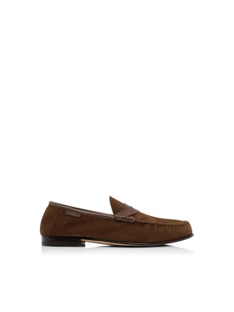 SUEDE TWISTED BAND RIPLEY LOAFER