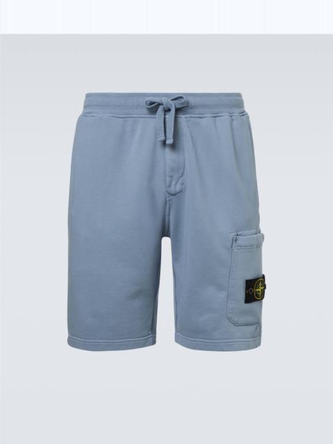 Compass cotton shorts