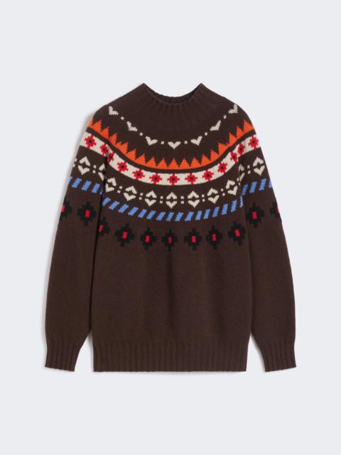 HARDY Wool jacquard jumper