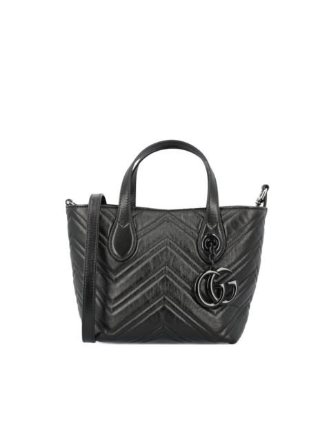 chevron logo charm shoulder bag