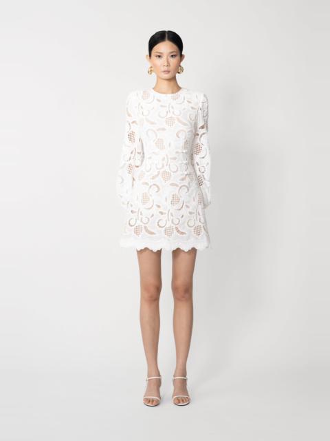 HILDA EMBROIDERED LACE DRESS