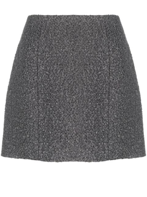 textured-knit mini skirt