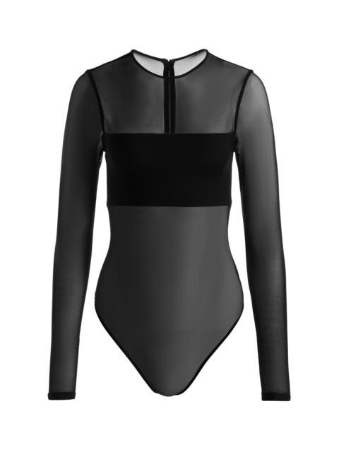 BANDEAU LONG SLEEVE BODYSUIT