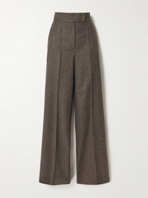 Wool Wide-leg Pants