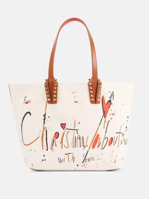 Cabata Large leather-trimmed tote bag