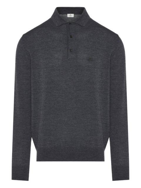 long-sleeve polo shirt