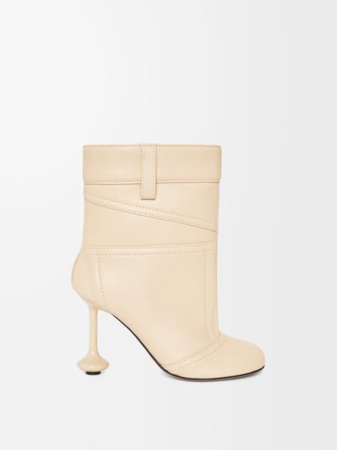 Toy ankle bootie in nappa lambskin