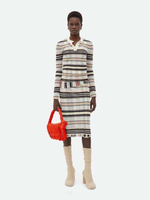 Striped Cotton Skirt