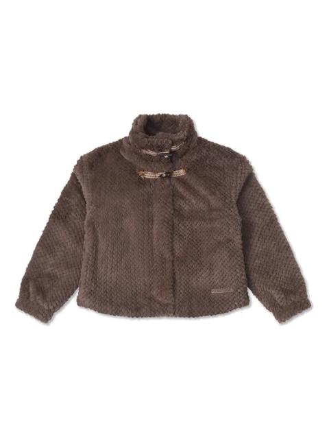 (WMNS) Converse YOTD Furry Jacket 'Brown' 10026811-A02