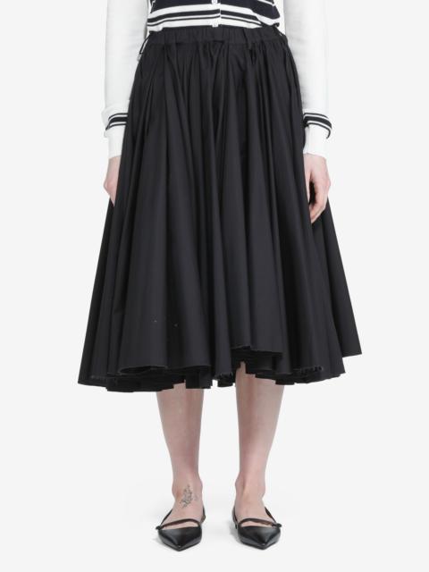 PLEATED CIRCLE SKIRT