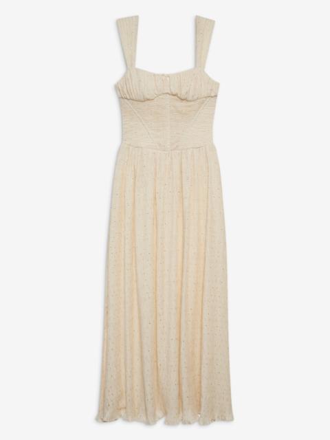 Erika Bustier Maxi Dress