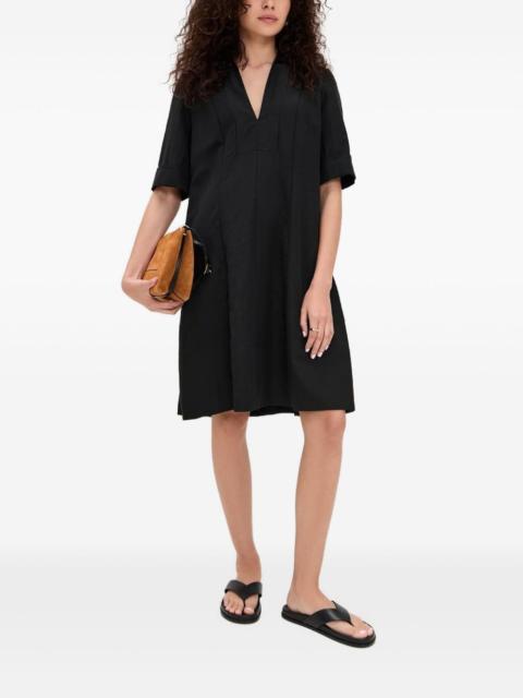 collared short-sleeve dress