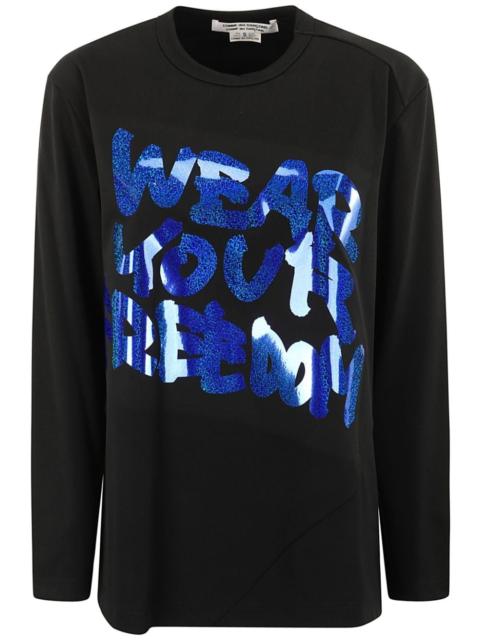 logo lettering t-shirt